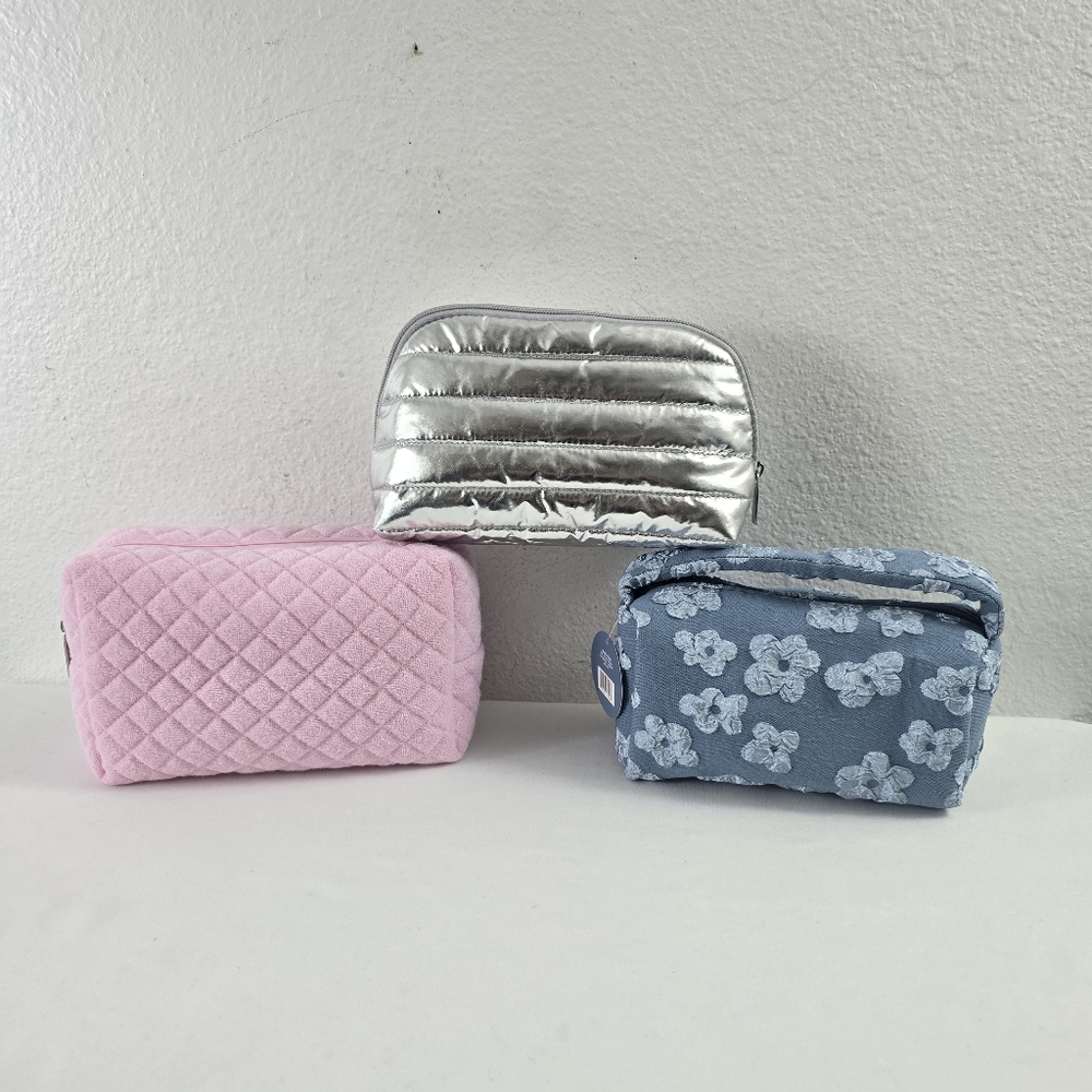 Brand New 3Pc Ulta  Makeup Bag Collection